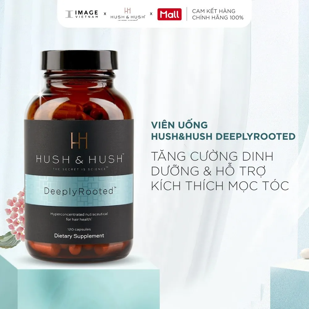 Viên uống chống rụng tóc và phục hồi tóc Hush & Hush Deeply Rooted