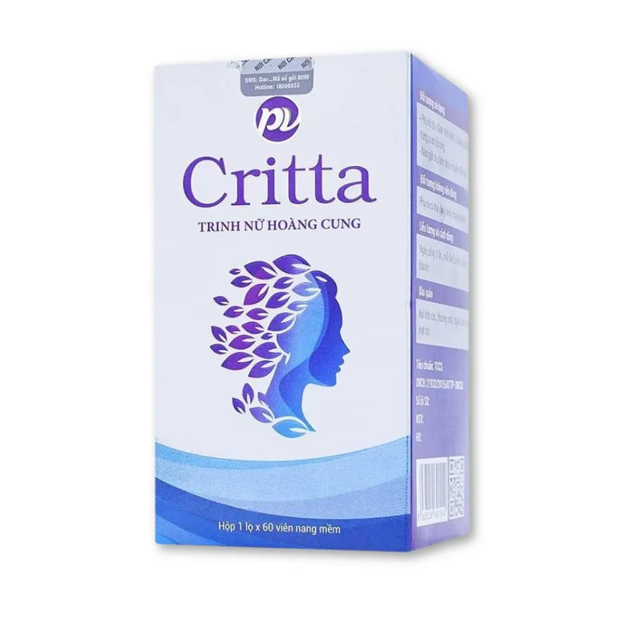 Viên uống Critta Trinh Nữ Hoàng Cung hỗ trợ u tử cung (Hộp 60 viên) 2