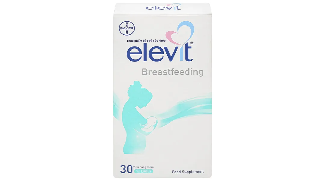 Viên Uống Cung Cấp Vitamin Và Khoáng Chất Cho Phụ Nữ Sau Sinh Elevit Breastfeeding Hộp 30 Viên 3
