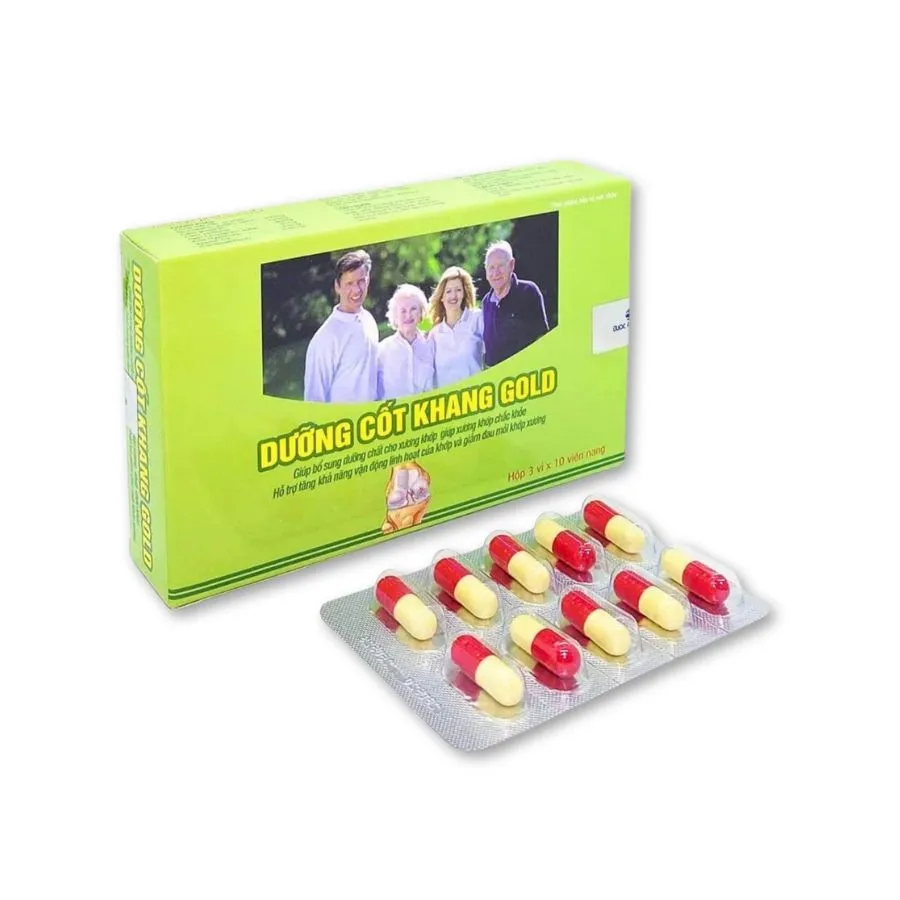 Viên uống Dưỡng Cốt Khang Gold bổ xương dưỡng cốt (Hộp 30 viên)