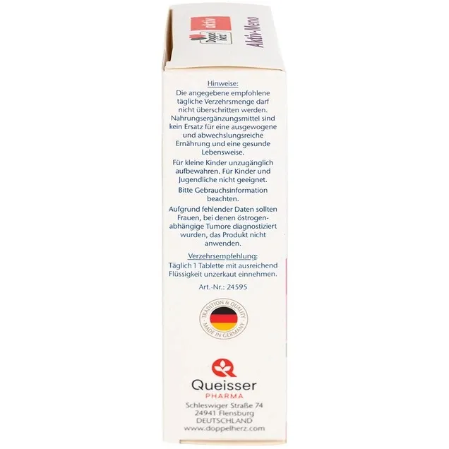 Viên uống Doppelherz Aktiv Active-Meno giúp điều hòa kinh nguyệt (Hộp 30 viên) 6