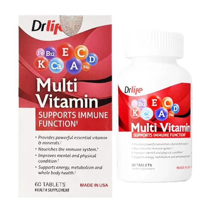Viên uống Drlife Multi Vitamin tăng cường đề kháng (Hộp 60 viên)