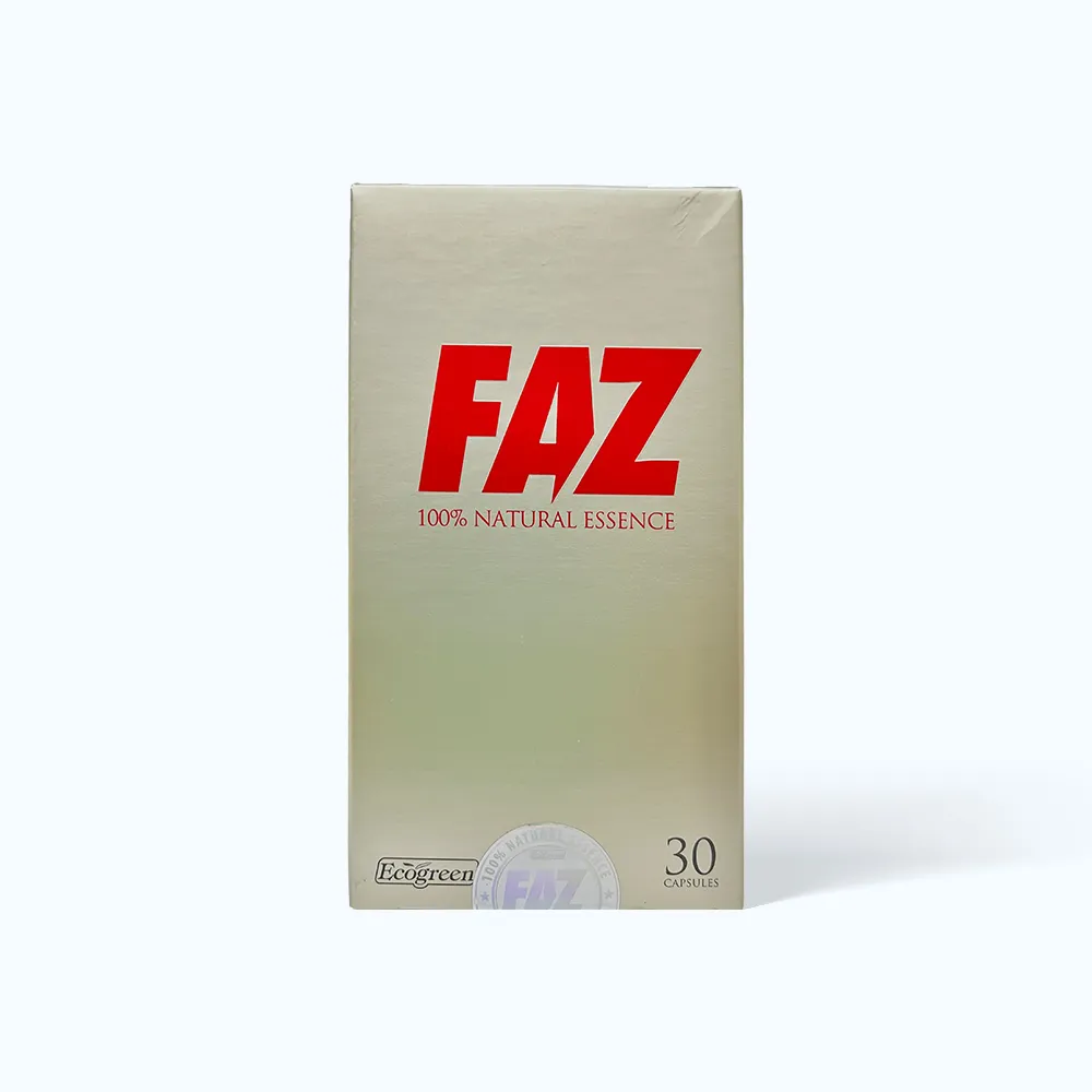 Viên uống Ecogreen Faz (hộp 30 viên) hỗ trợ ổn định mỡ máu và huyết áp