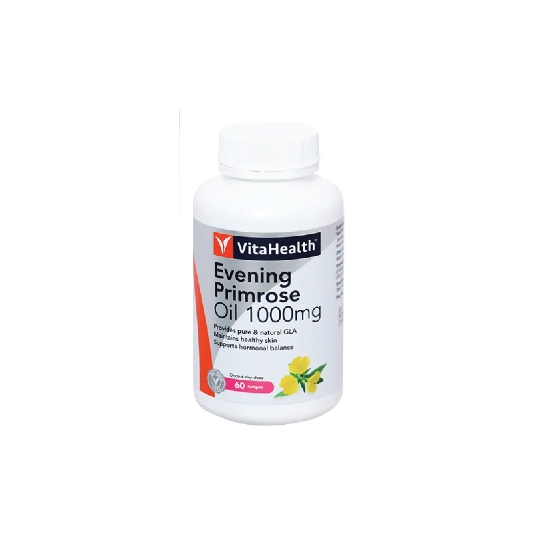 Thực phẩm bảo vệ sức khoẻ VitaHealth Evening Primrose Oil 1000mg hỗ trợ cân bằng nội tiết tố (Hộp 60 viên) 2