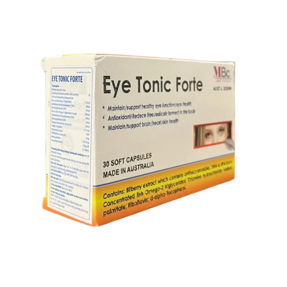 Viên uống Eye Tonic Forte hỗ trợ giảm triệu chứng khô mắt, hỗ trợ cải thiện thị lực (30 viên) 3