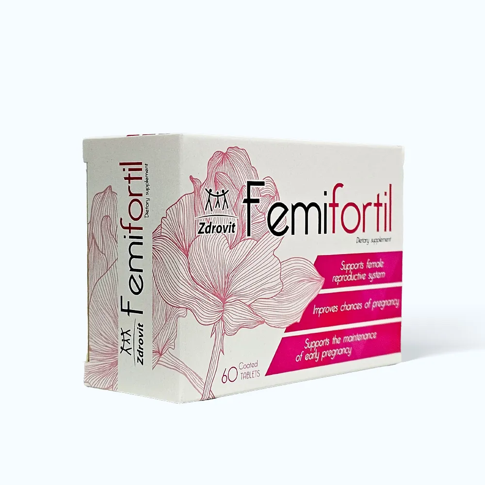 Viên uống Femifortil (60 viên) hỗ trợ phụ nữ chuẩn bị và mang thai khỏe mạnh 2