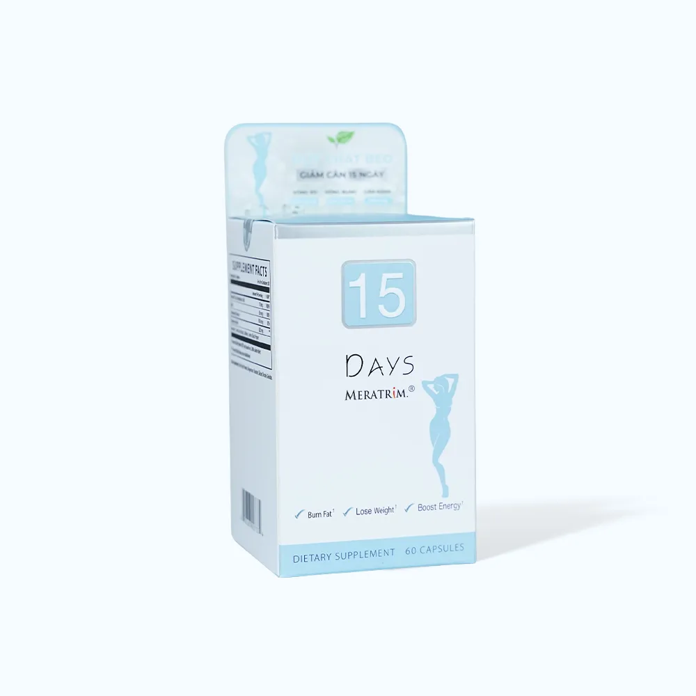 Viên uống giảm cân Nature Gift 15 Days hỗ trợ giảm mỡ bụng (Hộp 60 viên) 2