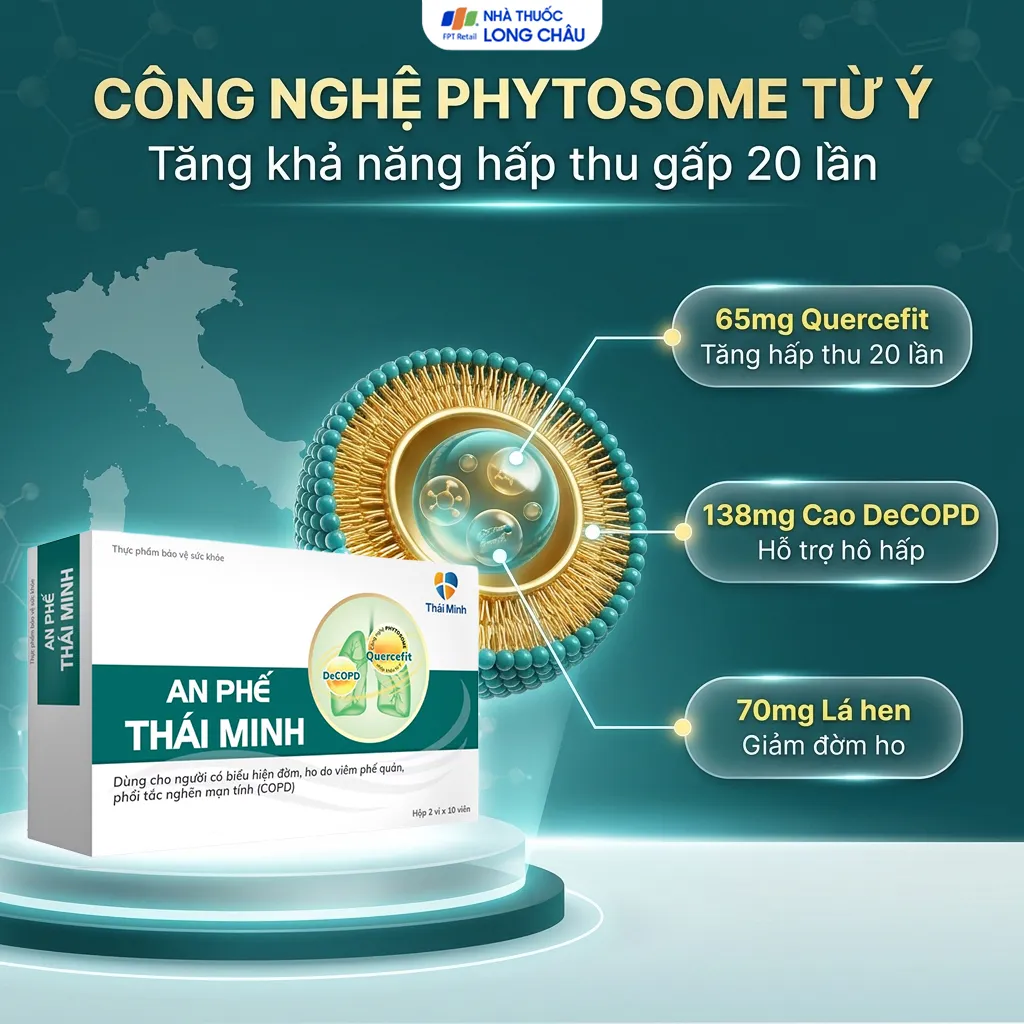 Viên uống Thái Minh An Phế hỗ trợ giảm đàm, giảm ho (Hộp 20 viên) 3