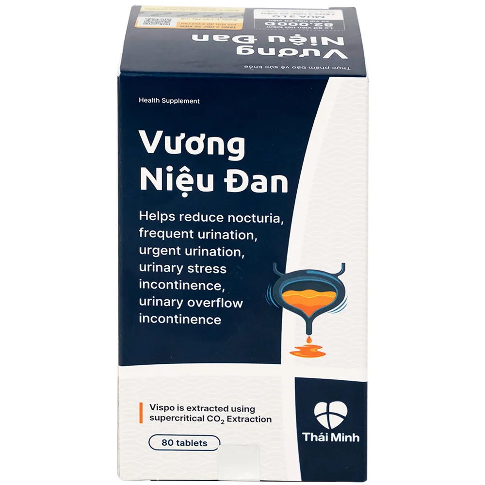 VIÊN UỐNG GIẢM TIỂU ĐÊM VƯƠNG NIỆU ĐAN THÁI MINH 2X10 8
