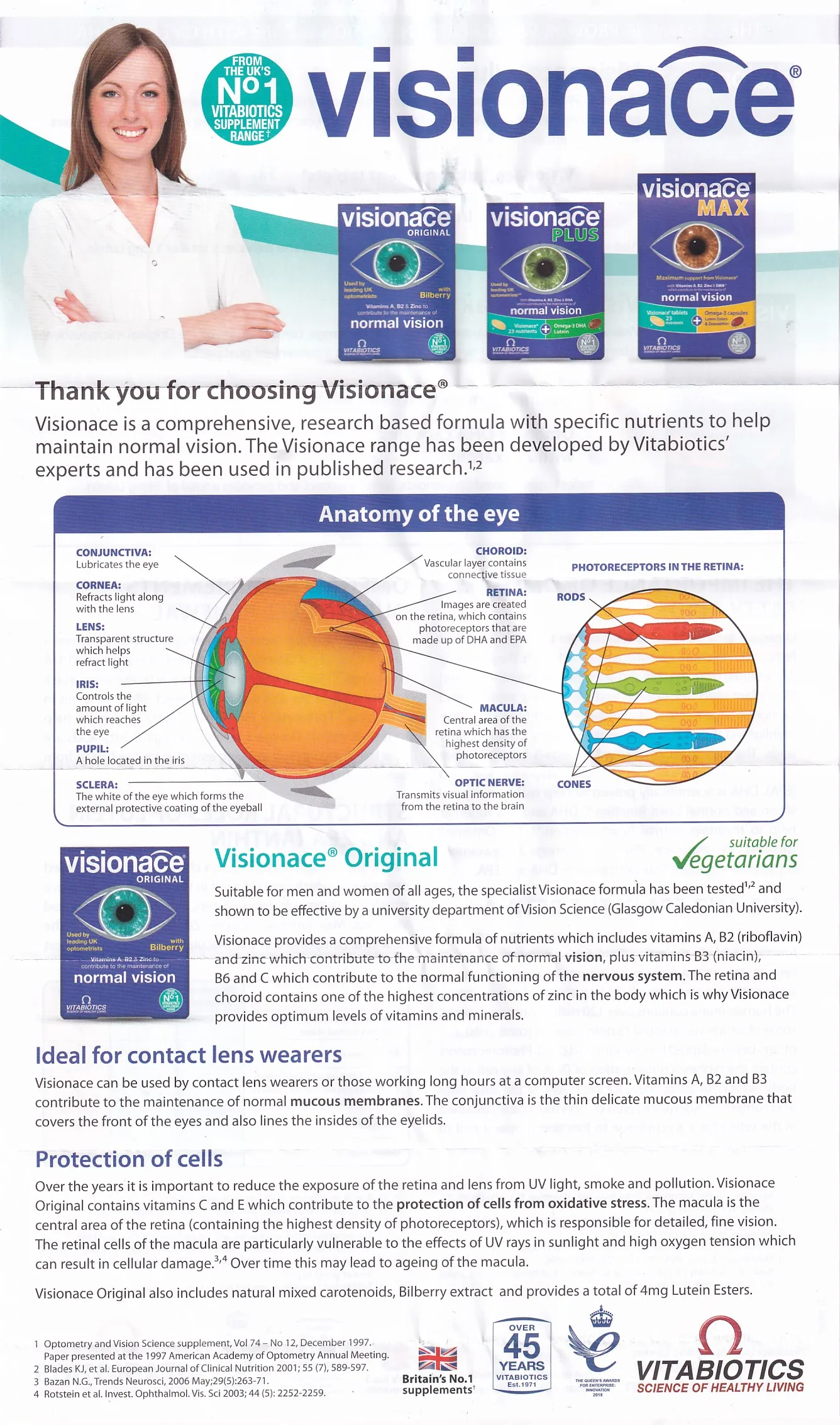 Viên uống VITABIOTICS Visionace Original 5