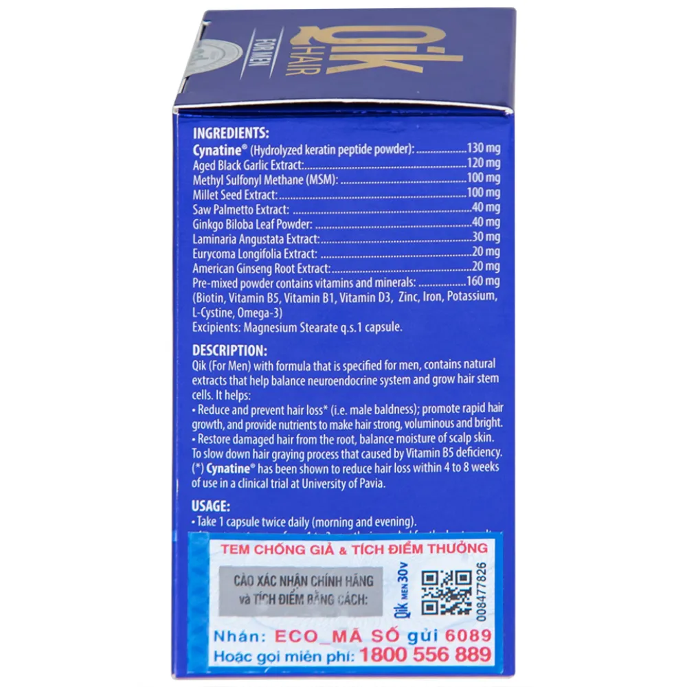 Qik For Men lọ 30 viên 15