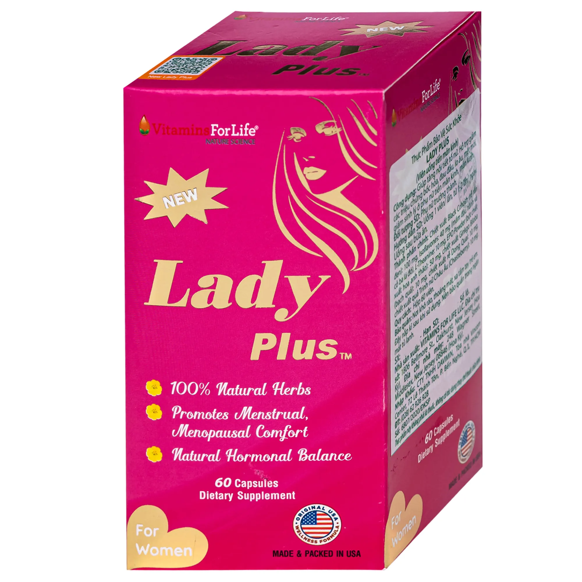 Thực phẩm bảo vệ sức khỏe Lady Plus (60 Viên) 7