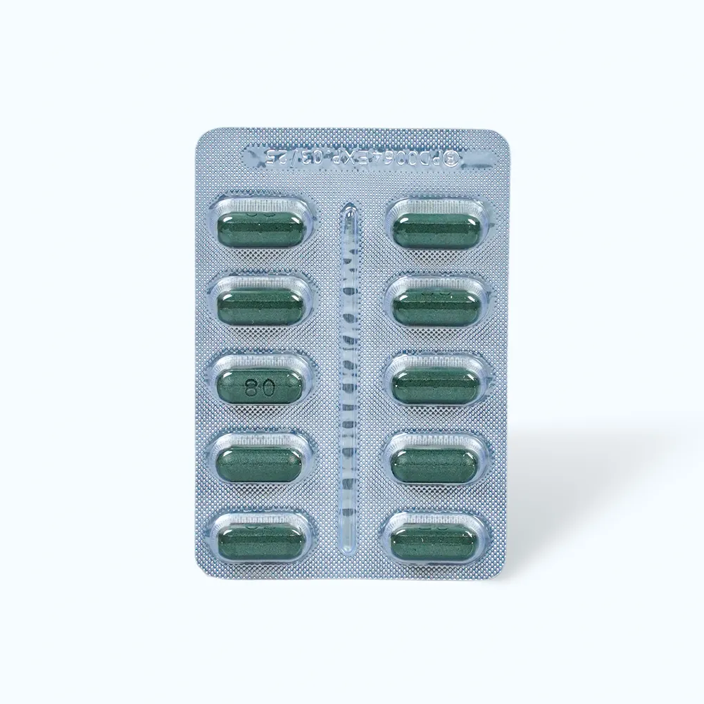 Viên uống Giloba 80 (Hộp 30 viên) hỗ trợ tăng cường tuần hoàn não 6