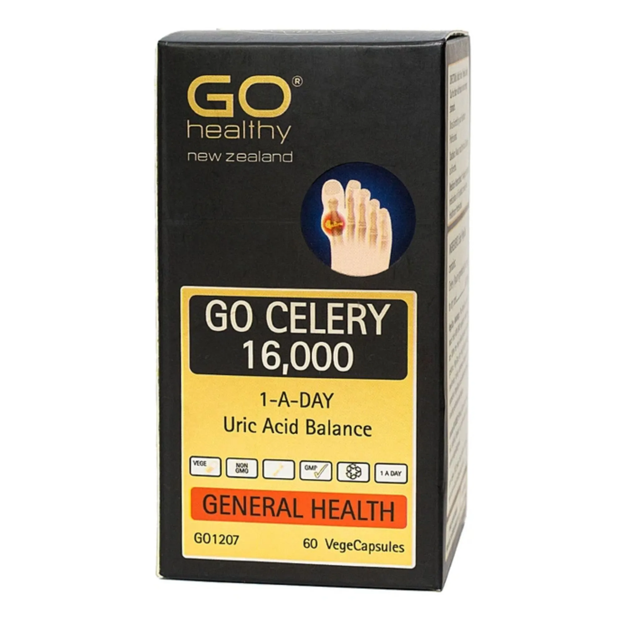 Viên uống Go Celery 16,000 hỗ trợ giảm acid uric, giảm sưng đau do gout 2