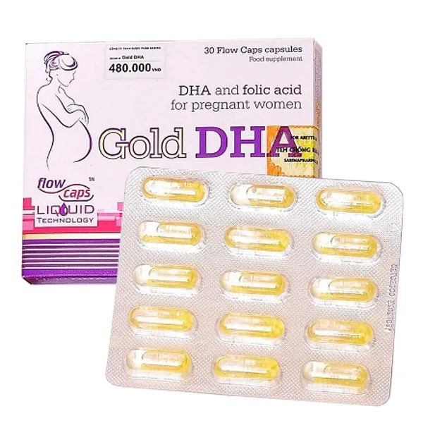 Viên uống Gold DHA hỗ trợ sức khỏe cho bà bầu (Hộp 30 viên) 2