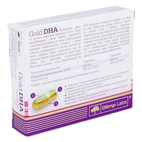 Viên uống Gold DHA hỗ trợ sức khỏe cho bà bầu (Hộp 30 viên) 4