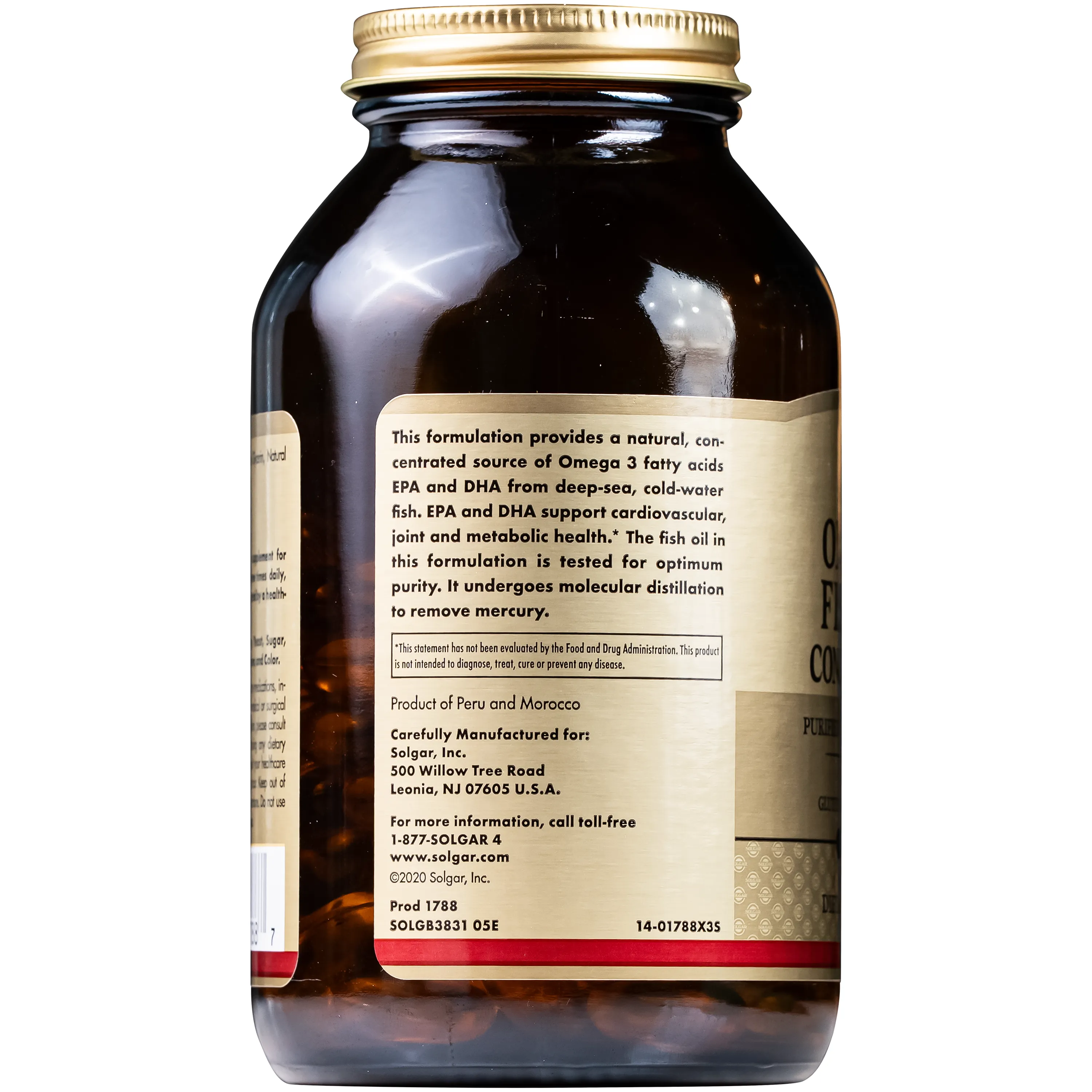 Dầu cá Solgar Omega 3 Fish Oil Concentrate 3