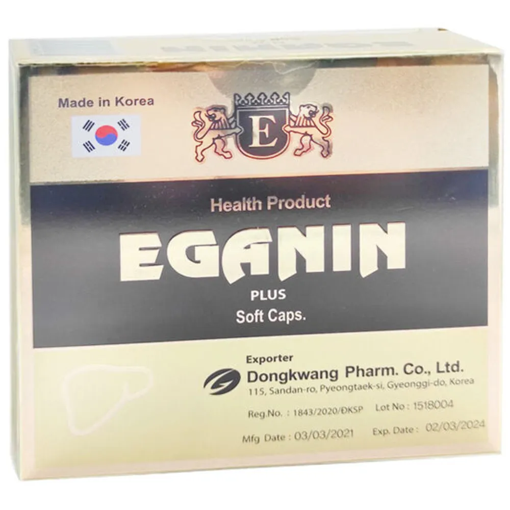 VIÊN UỐNG HỖ TRỢ GIẢI ĐỘC GAN EGANIN PLUS DONGKWANG 12X5