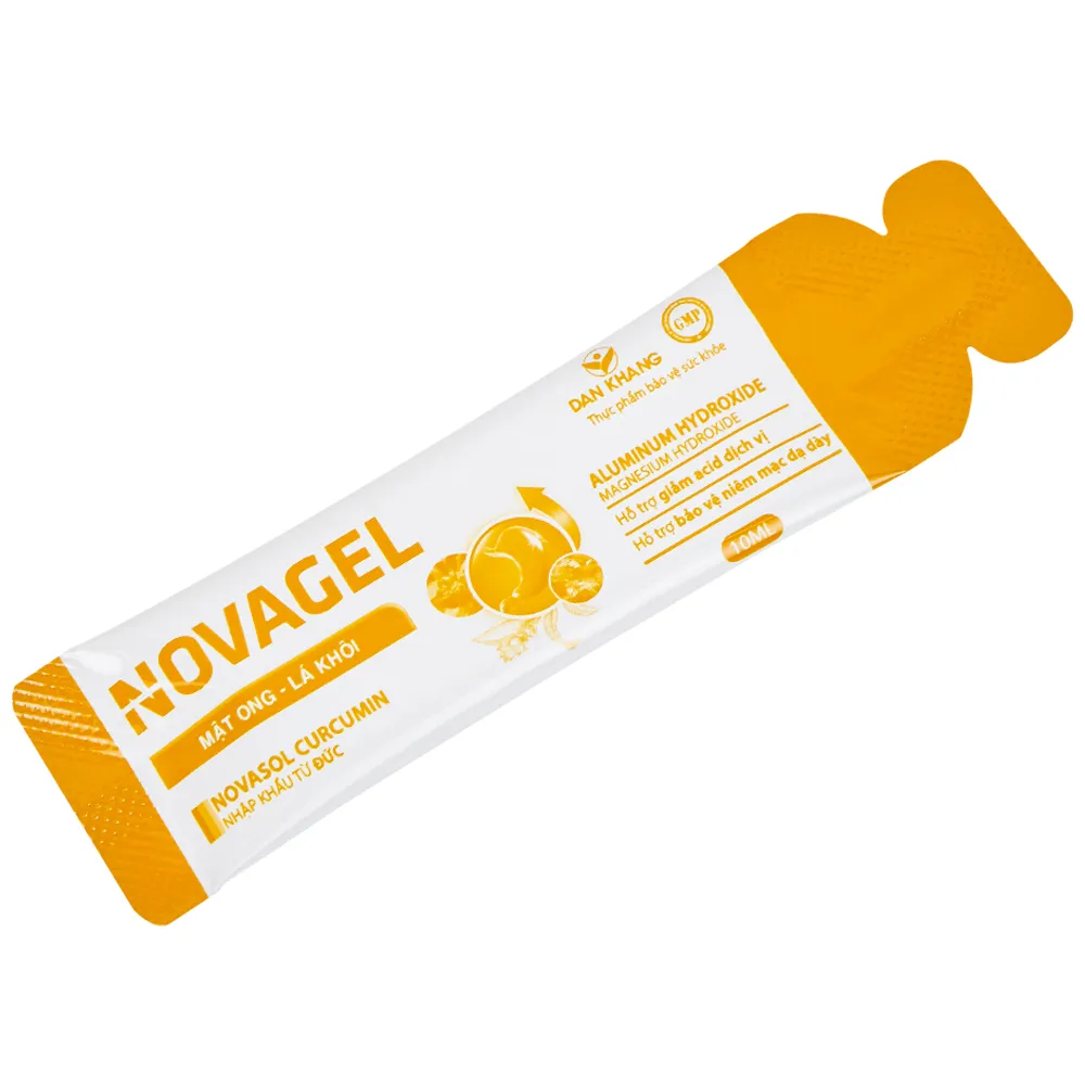 VIÊN UỐNG HỖ TRỢ GIẢM ACID DỊCH VỊ NOVAGEL DÂN KHANG 20 GÓI X 10ML 6