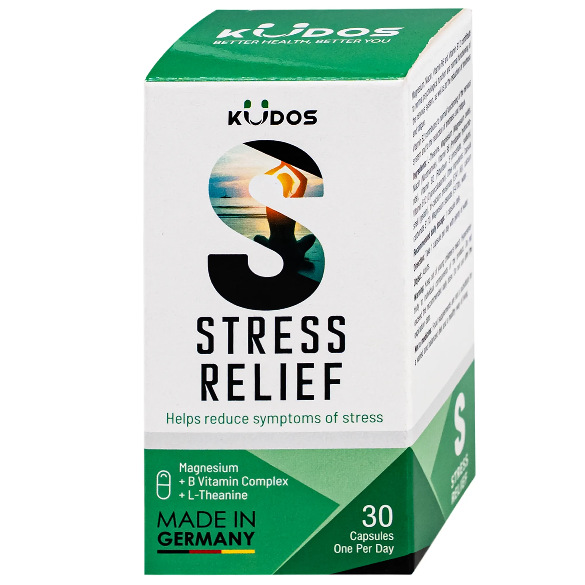 Viên uống Kudos Stress Relief (hộp 30 viên) hỗ trợ giảm stress 3