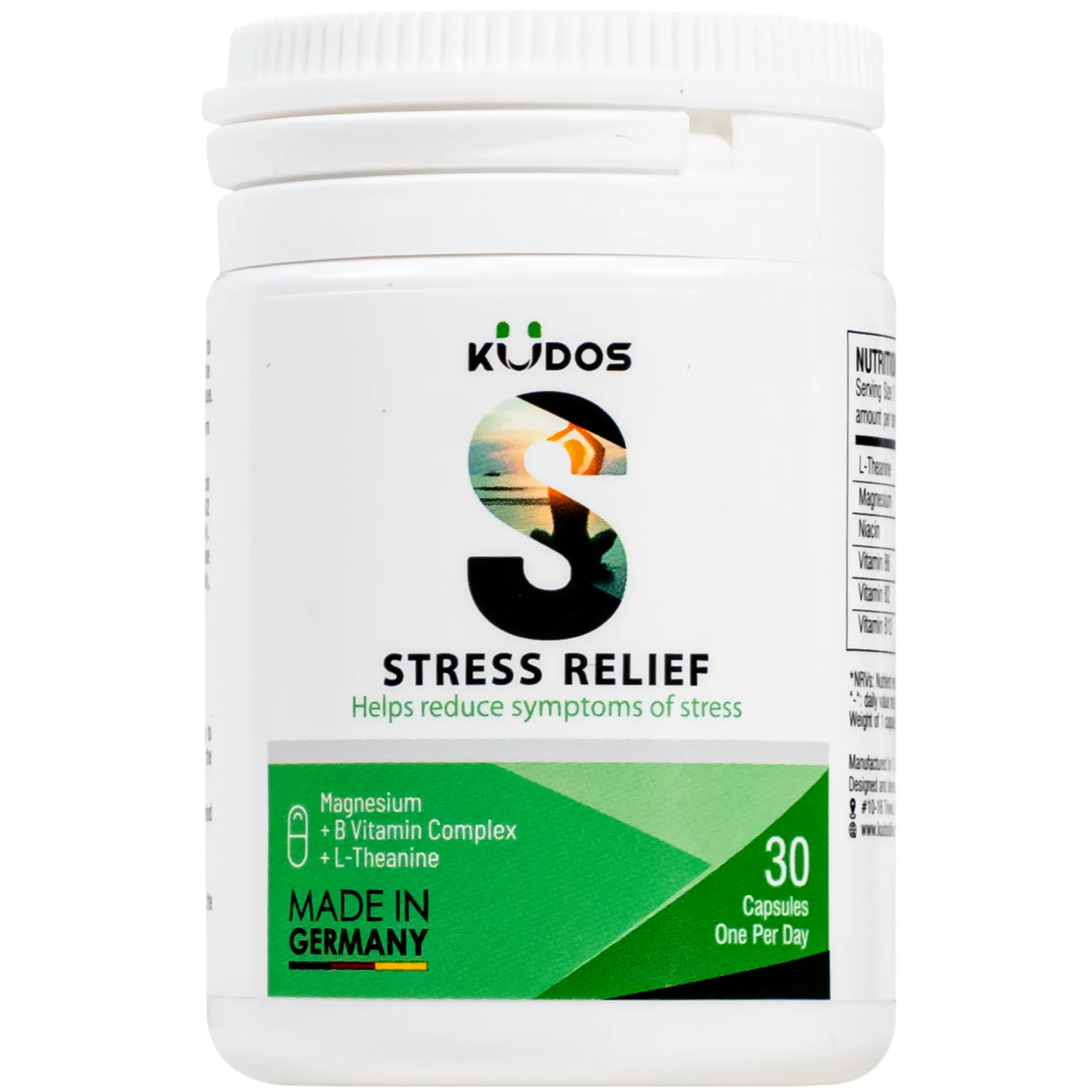 Viên uống Kudos Stress Relief (hộp 30 viên) hỗ trợ giảm stress 4