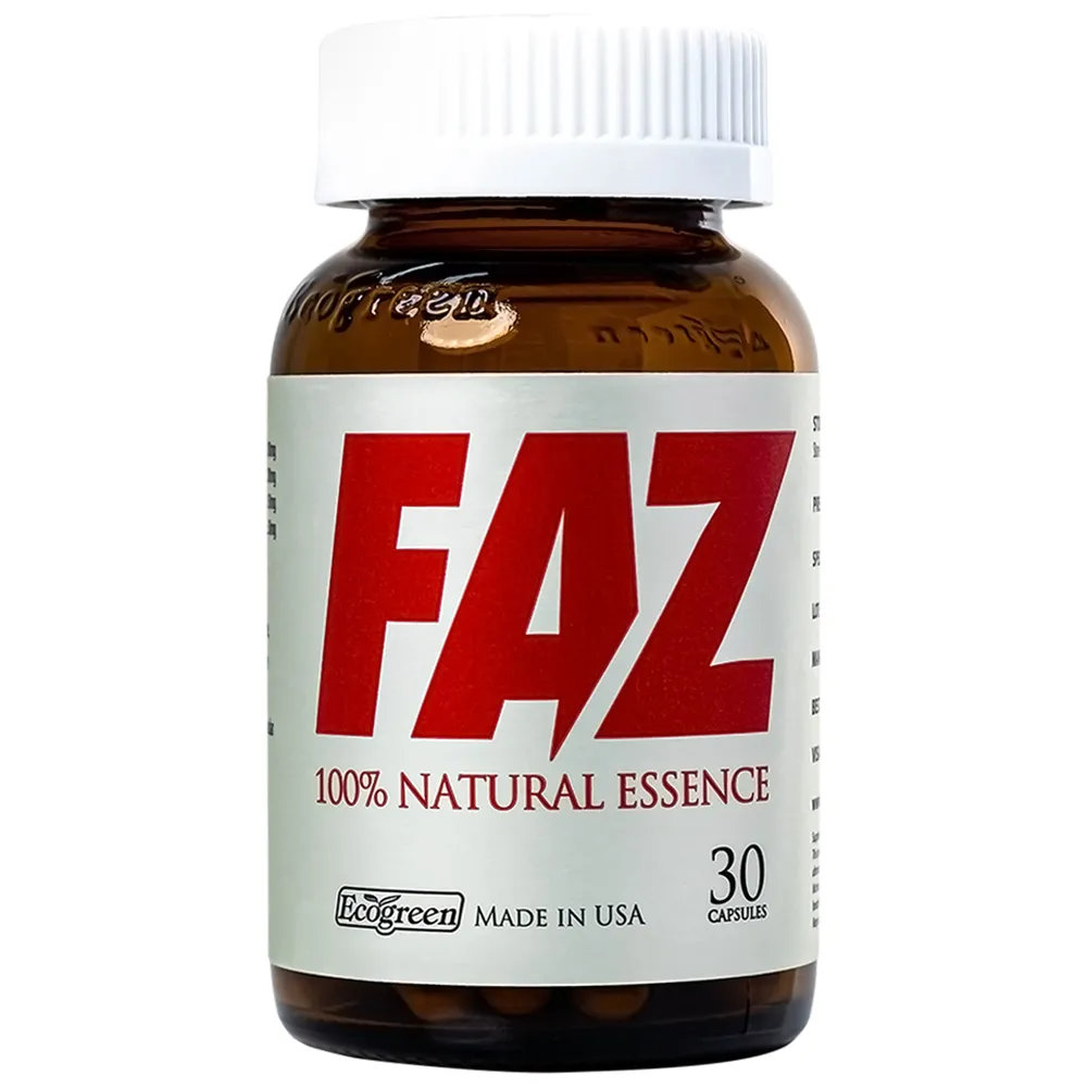Viên uống FAZ Ecogreen hỗ trợ giảm cholesterol toàn phần, giảm LDL-c (30 viên) 7