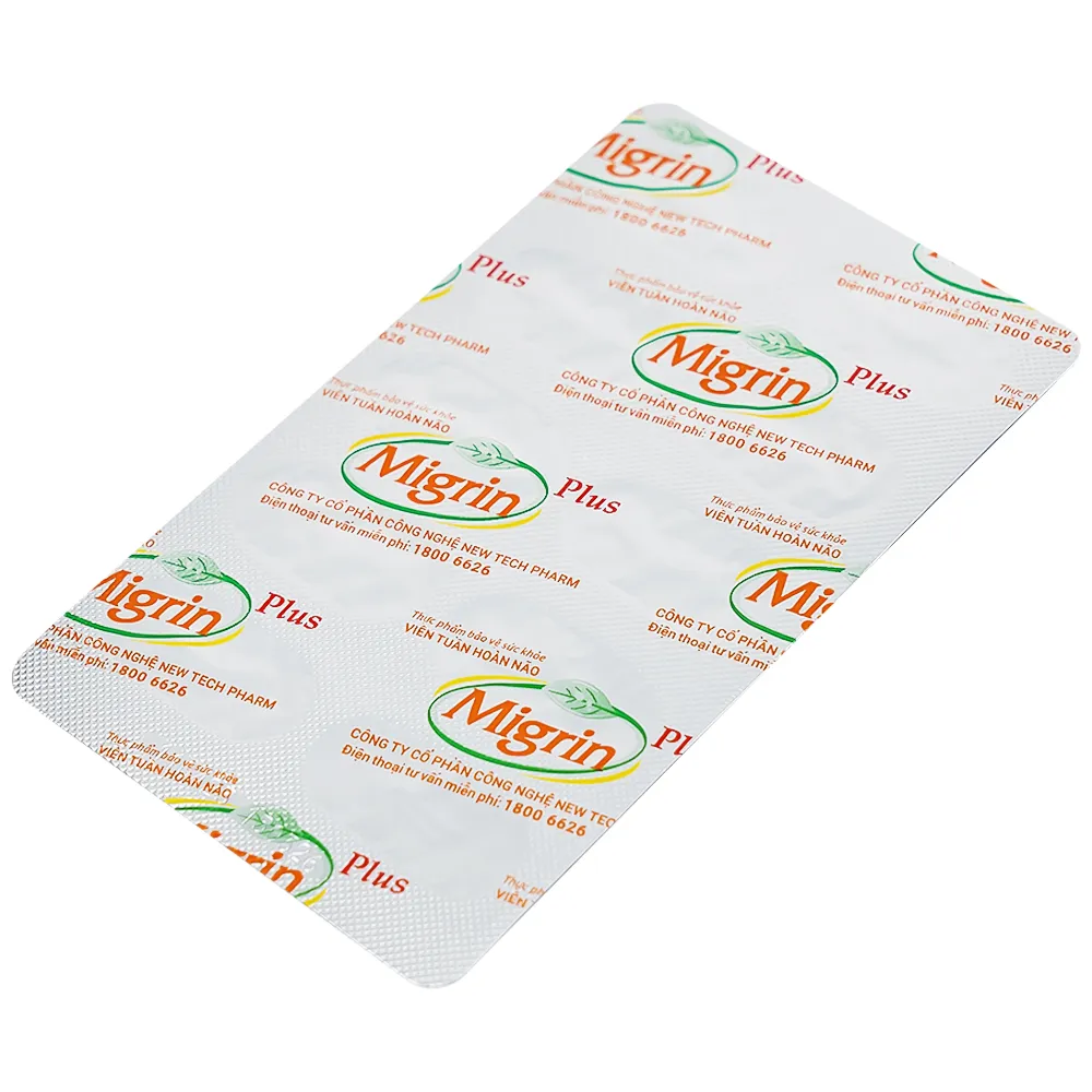 VIÊN UỐNG HỖ TRỢ HOẠT HUYẾT MIGRIN PLUS CVI 2X10 7
