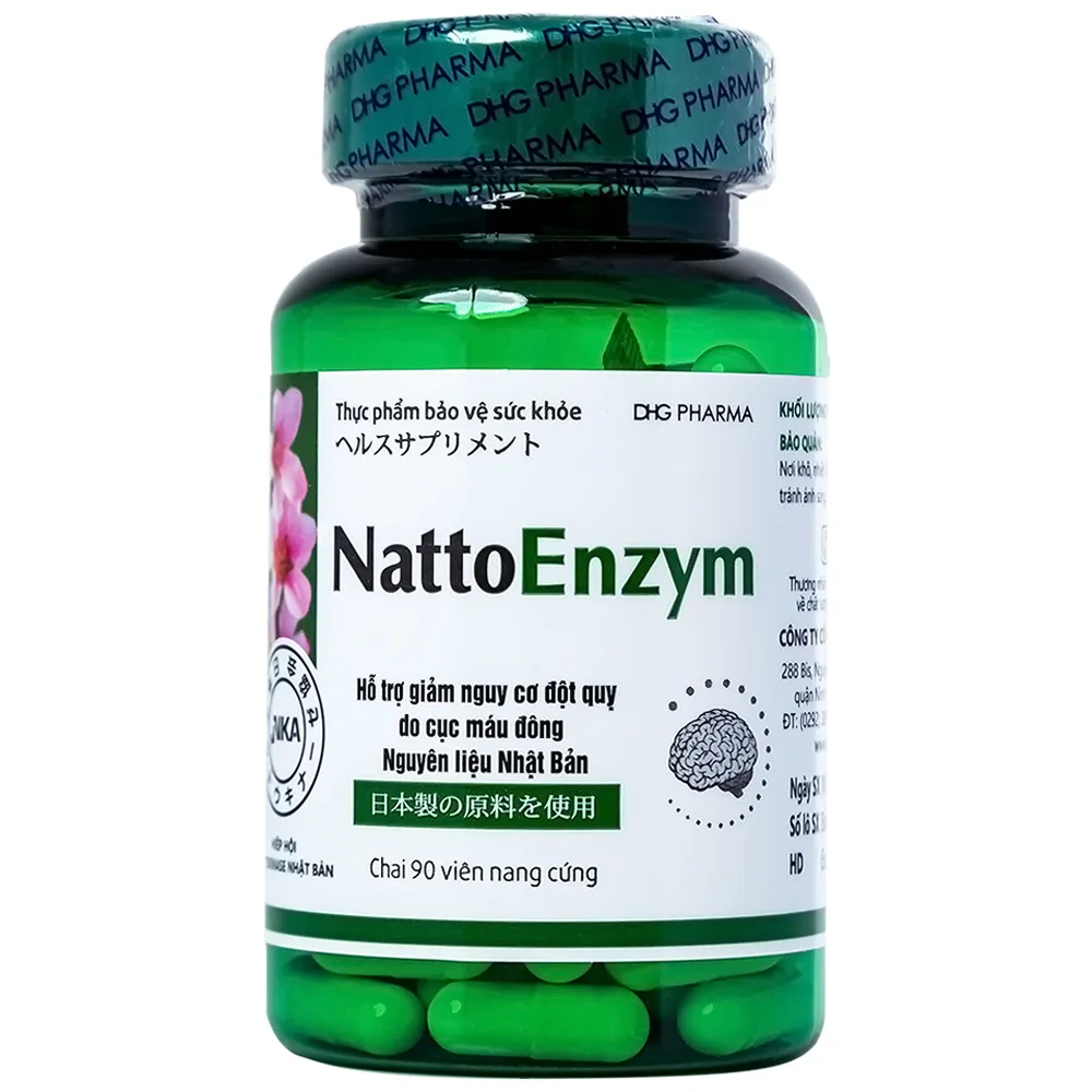 VIÊN UỐNG HỖ TRỢ HOẠT HUYẾT NATTOENZYM DHG 3X10 6