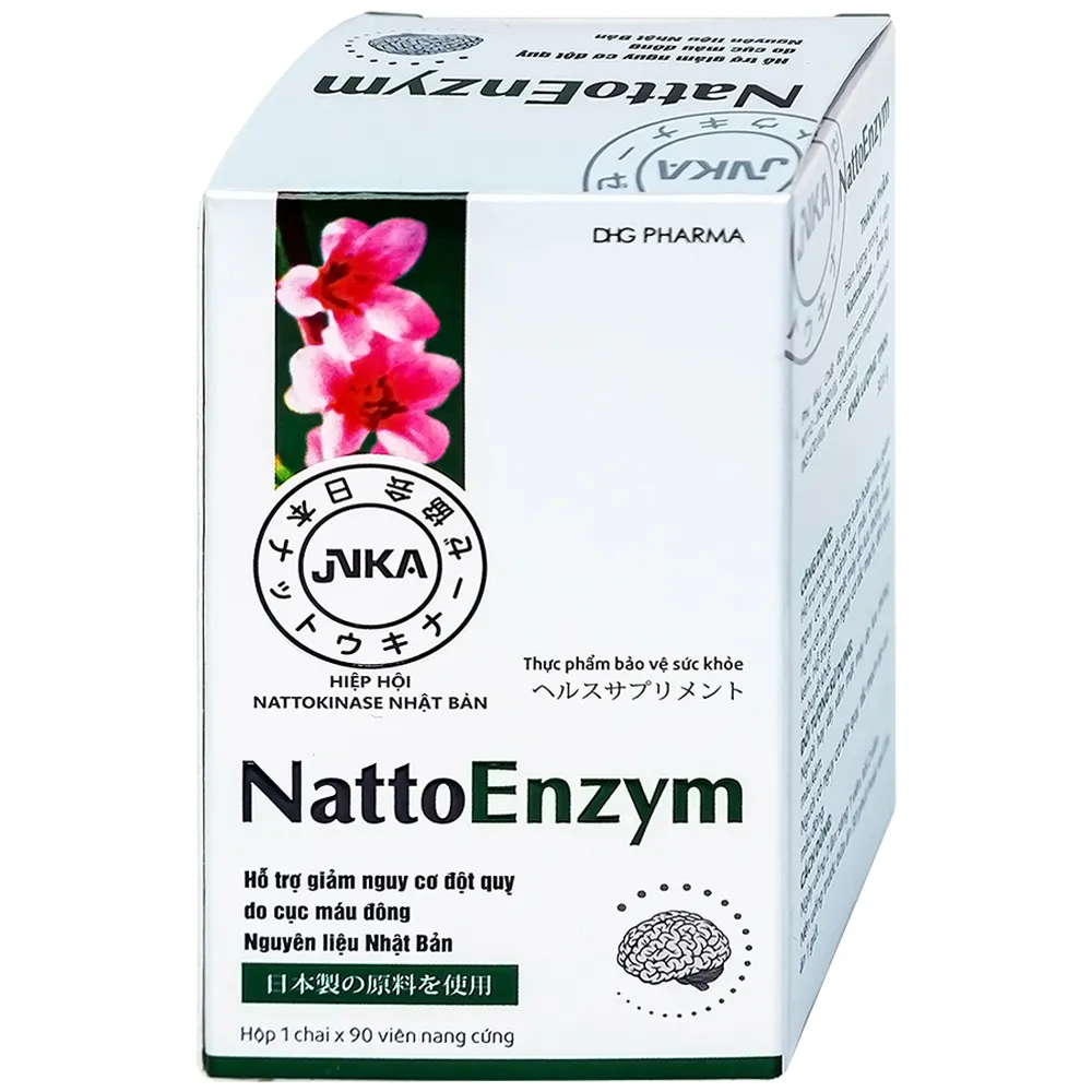 VIÊN UỐNG HỖ TRỢ HOẠT HUYẾT NATTOENZYM DHG 3X10 8