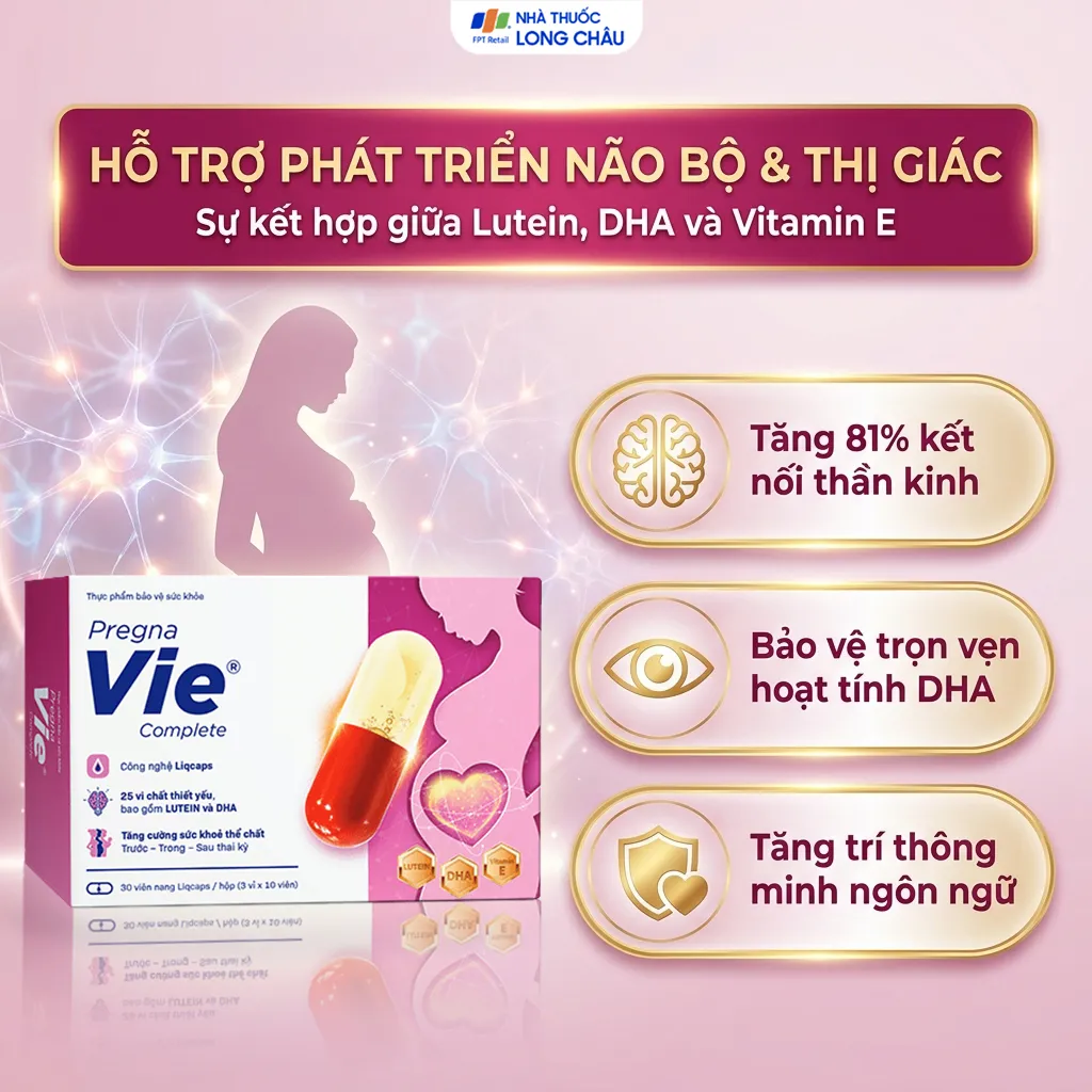 Viên uống Pregnavie Complete bổ sung dinh dưỡng cho mẹ bầu (hộp 30 viên) 3