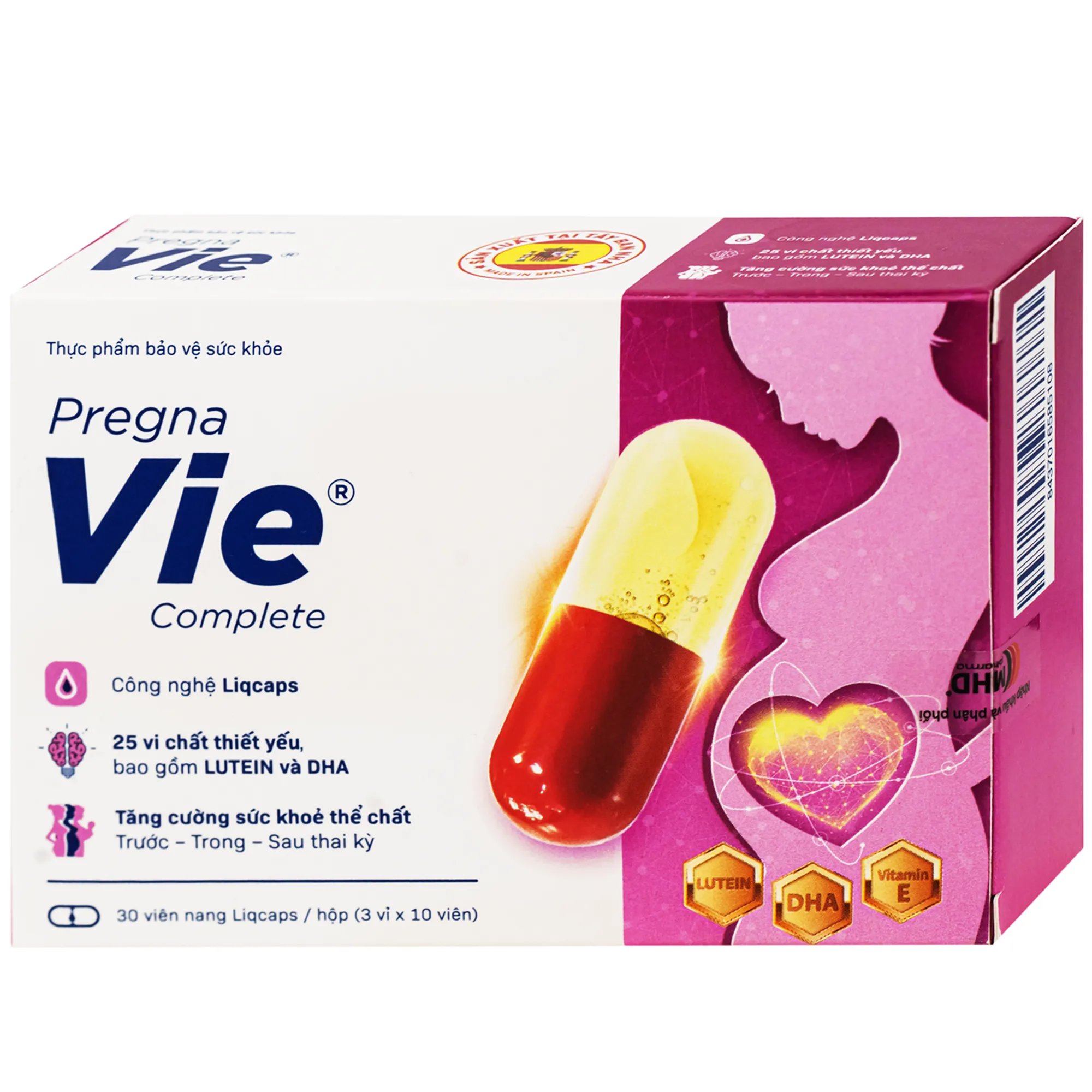 Viên uống Pregnavie Complete bổ sung dinh dưỡng cho mẹ bầu (hộp 30 viên) 6