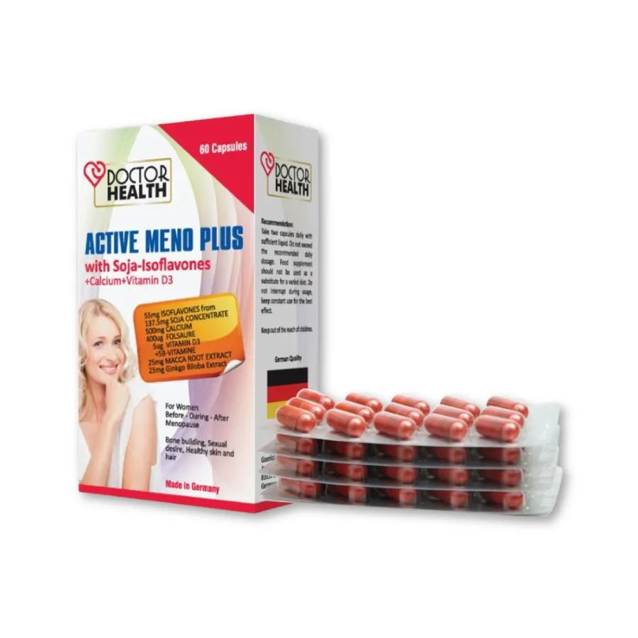 Viên uống hỗ trợ sức khoẻ nữ giới Active Meno Plus cân bằng nội tiết nữ, giảm triệu chứng tiền mãn kinh (Hộp 60 viên) 2