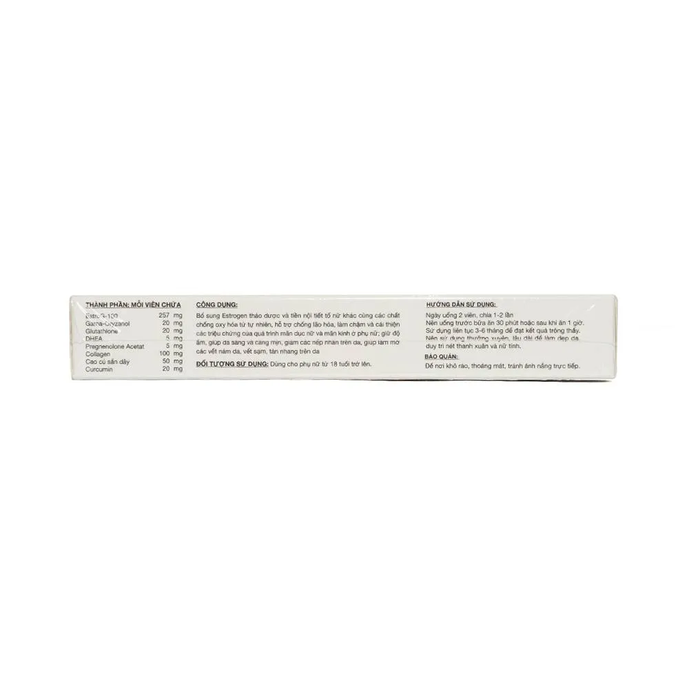 Viên uống Kiều Xuân Vinh Gia hỗ trợ giảm nám, da sáng và căng mịn (2 vỉ x 10 viên) 6