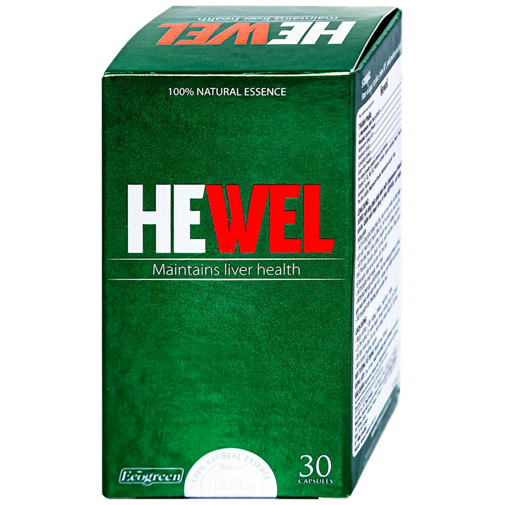 Viên uống Hewel (Hộp 30 viên) giúp hỗ trợ giải độc và bảo vệ tế bào gan 11