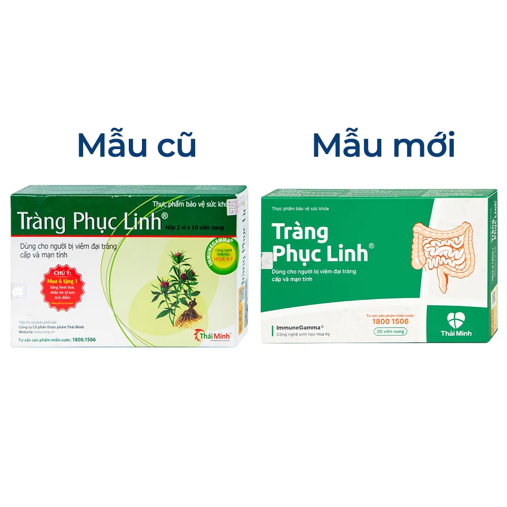 Viên uống Tràng Phục Linh Thái Minh (2 vỉ x 10 viên) hỗ trợ viêm đại tràng 6