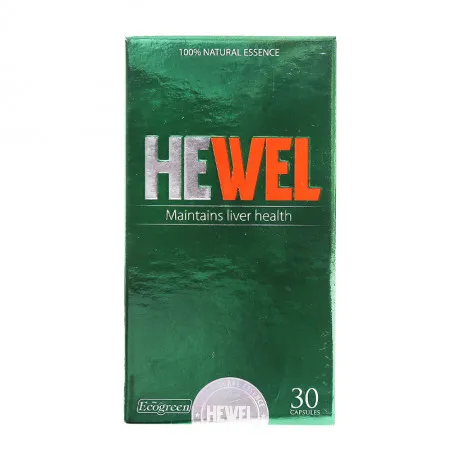 Viên uống Hewel (Hộp 30 viên) giúp hỗ trợ giải độc và bảo vệ tế bào gan