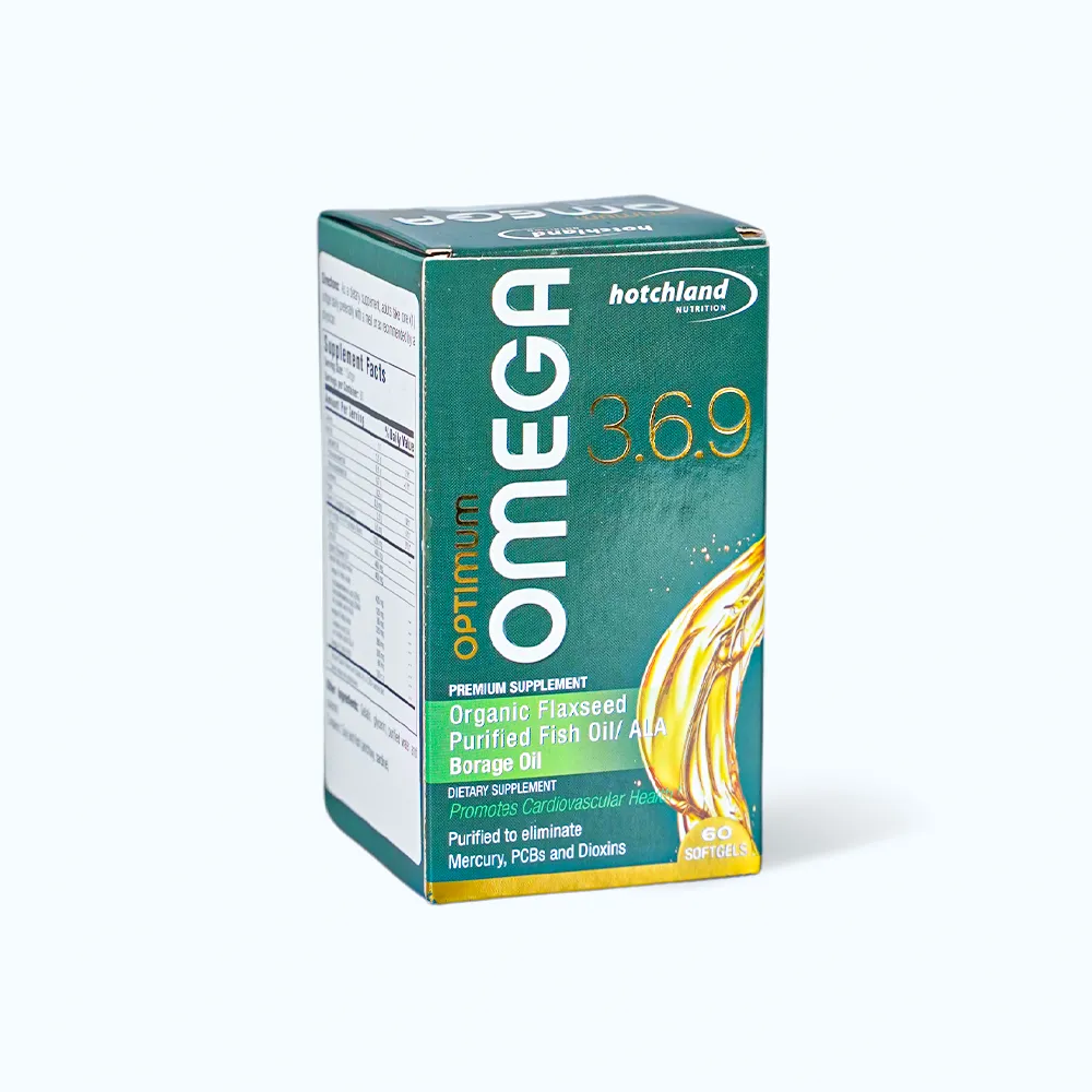 Viên uống Hotchland - Optimum Omega 3.6.9 (hộp 60 viên) bổ mắt, bổ não 2