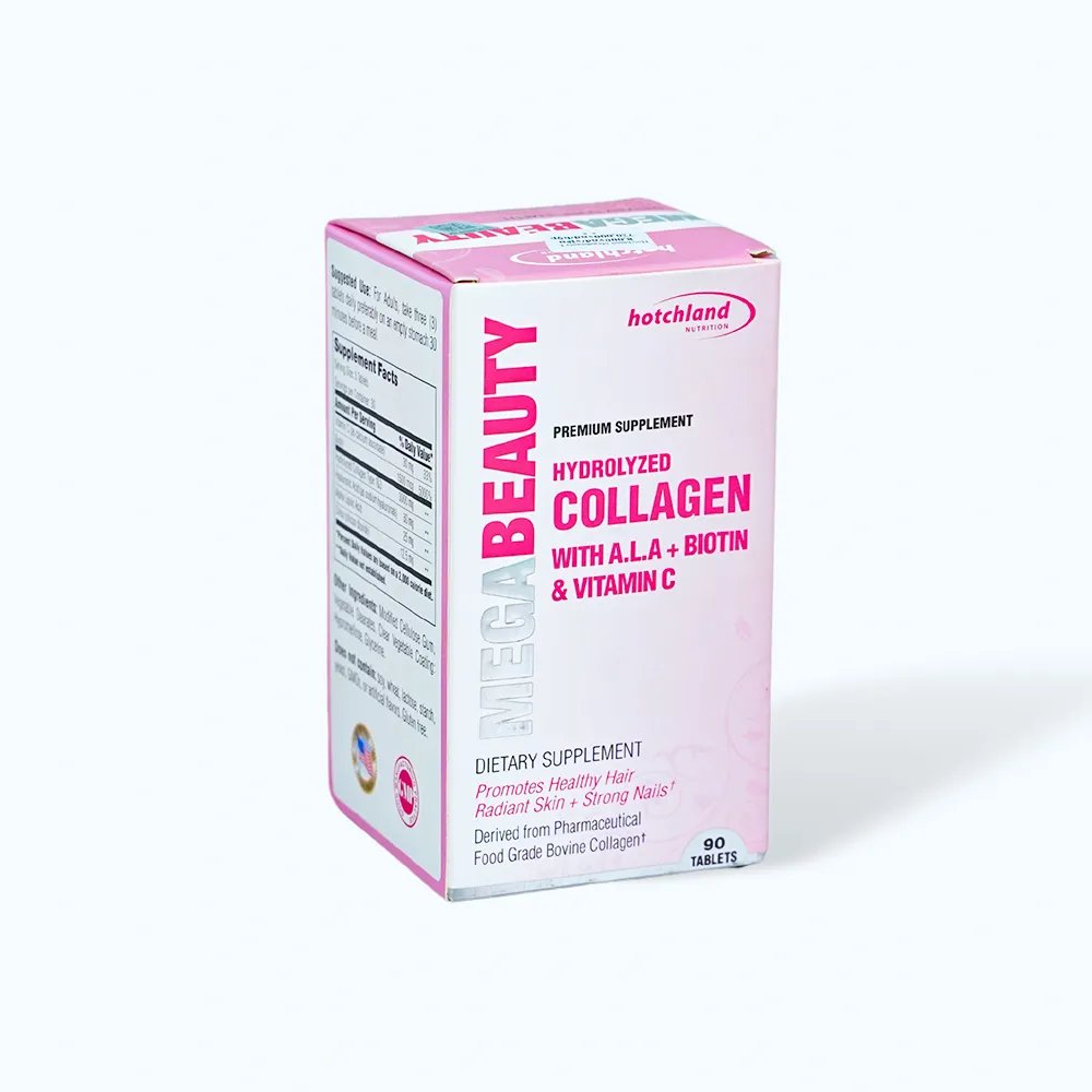 Viên uống Hotchland MegaBeauty (Hộp 90 viên) làm đẹp da, tóc, móng 3