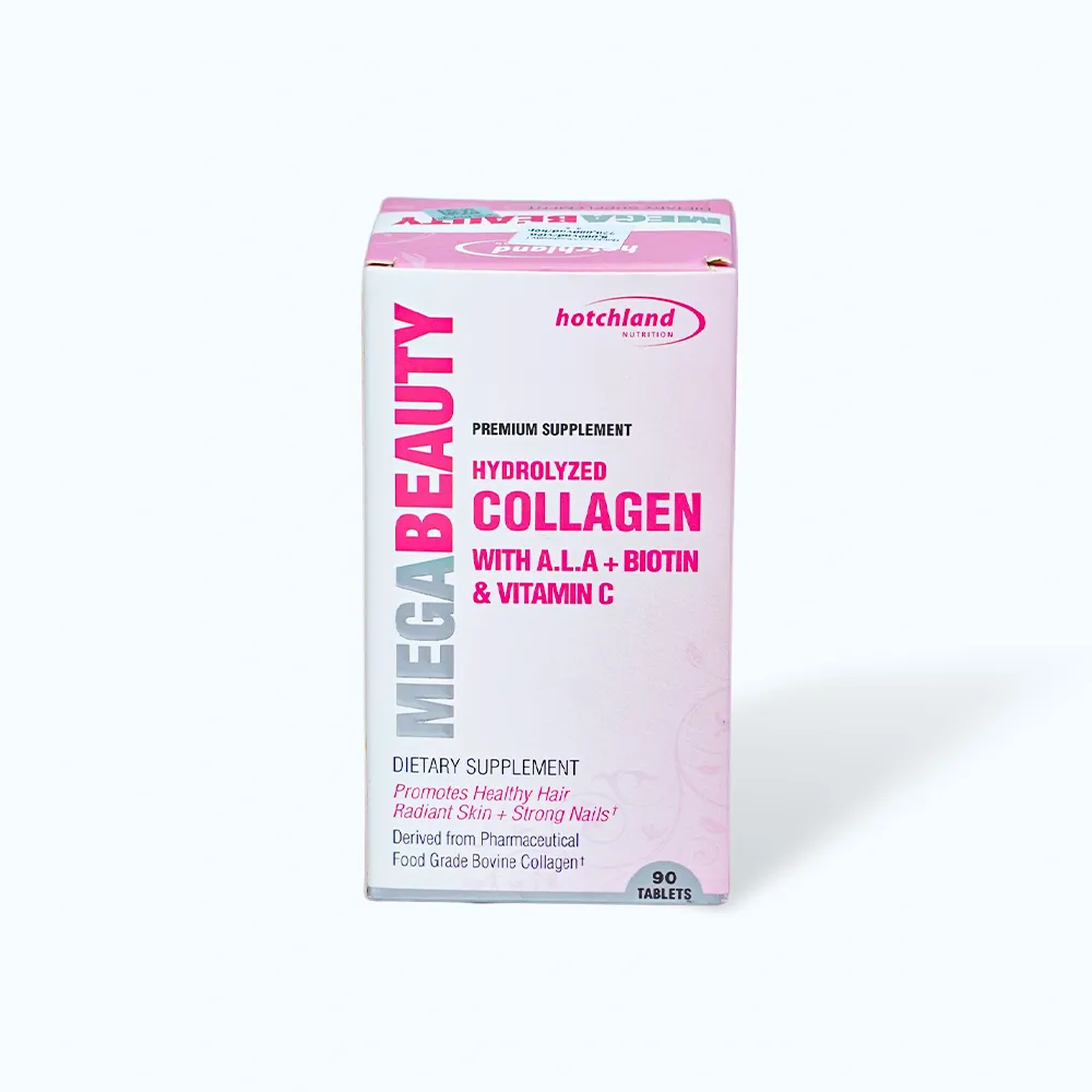 Viên uống Hotchland MegaBeauty (Hộp 90 viên) làm đẹp da, tóc, móng 4