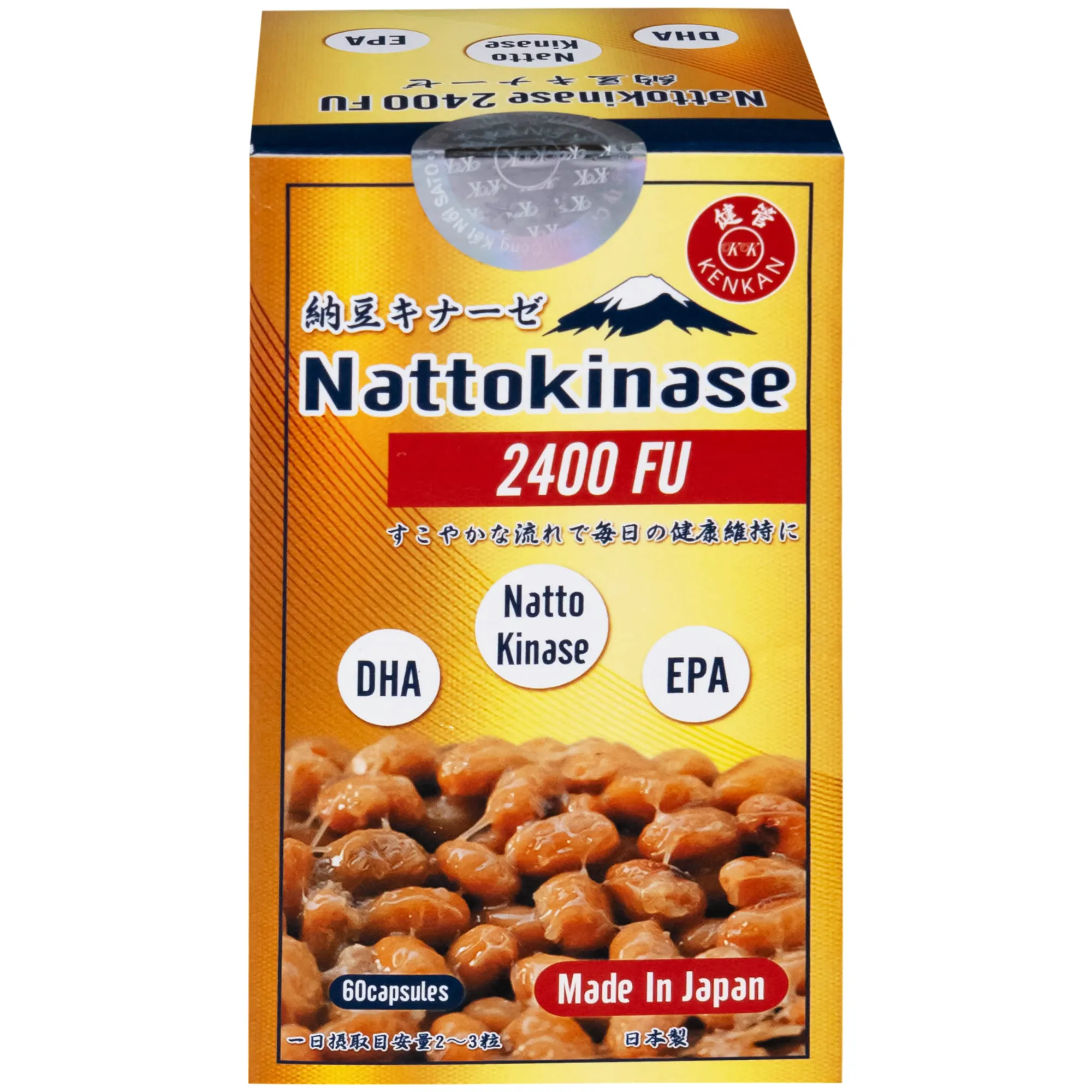 VIÊN UỐNG KENKAN NATTOKINASE 2400FU 60V 11