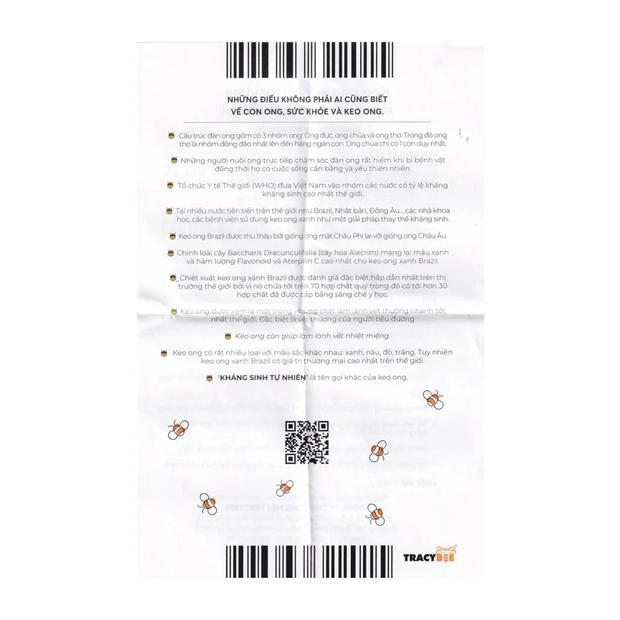 Keo Ong Xanh Brazil Tracybee Viên Mềm (60 viên) 5