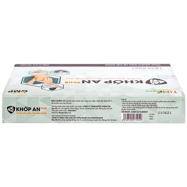 Thực phẩm bảo vệ sức khỏe Khớp An Plus (20 viên) 5