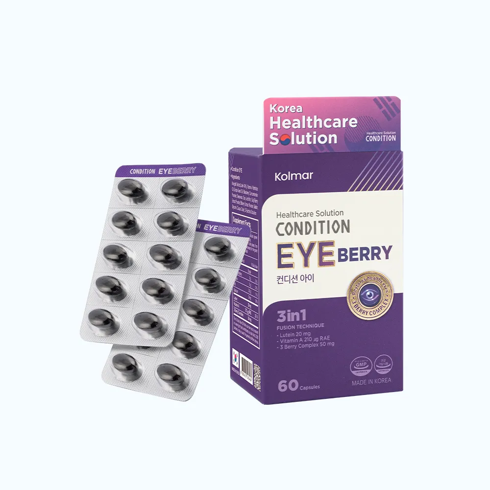 Viên Uống Kolmar Condition Eye Bổ Mắt - Sức Khỏe Cho Vùng Mắt (6 Vi X 10 Viên) 2