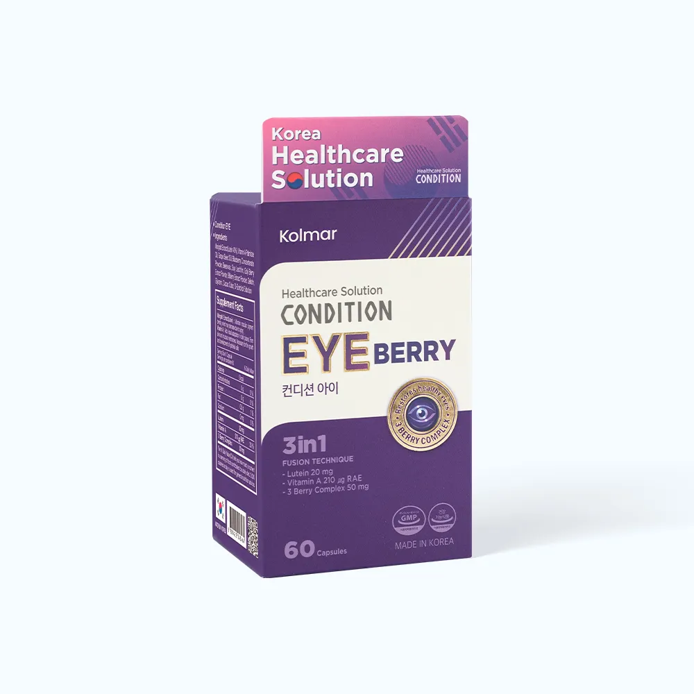 Viên Uống Kolmar Condition Eye Bổ Mắt - Sức Khỏe Cho Vùng Mắt (6 Vi X 10 Viên) 3