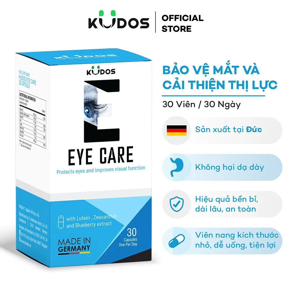 Viên uống Kudos Eye Care (Hộp 30 viên) hỗ trợ cải thiện thị lực và giảm mỏi mắt 3