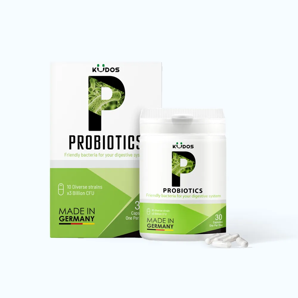 Viên uống Kudos Probiotics (Hộp 30 viên) giúp bổ sung lợi khuẩn đường ruột
