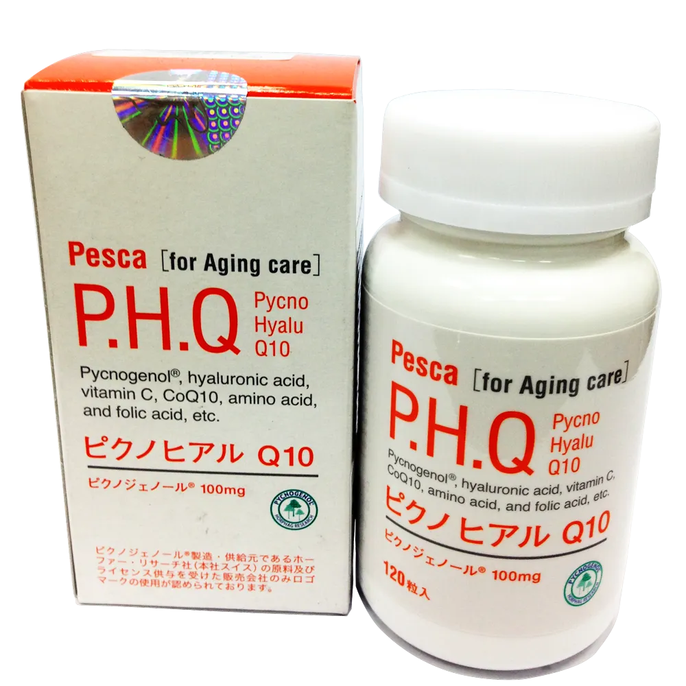 Viên uống làm đẹp da Pesca PHQ Pcyno Hyalu Q10
