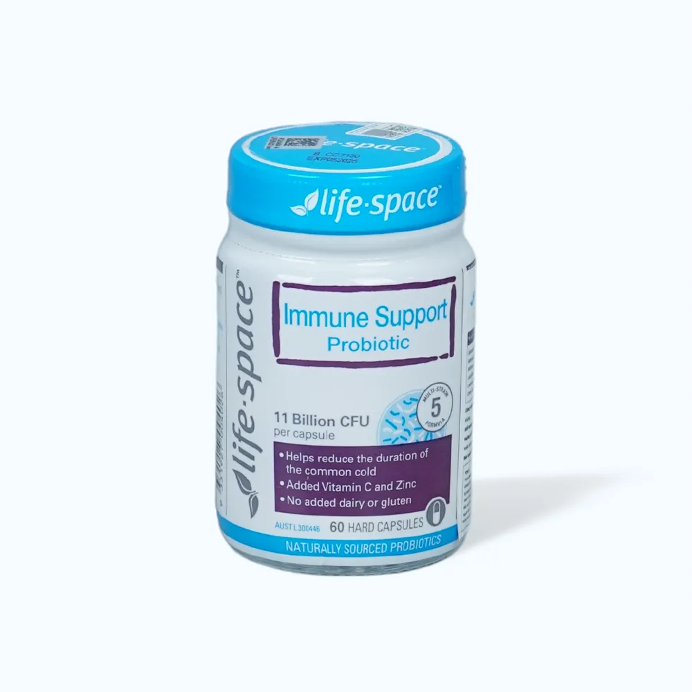Viên uống Life-space Immune Support Probiotic (60 viên) hỗ trợ đường ruột