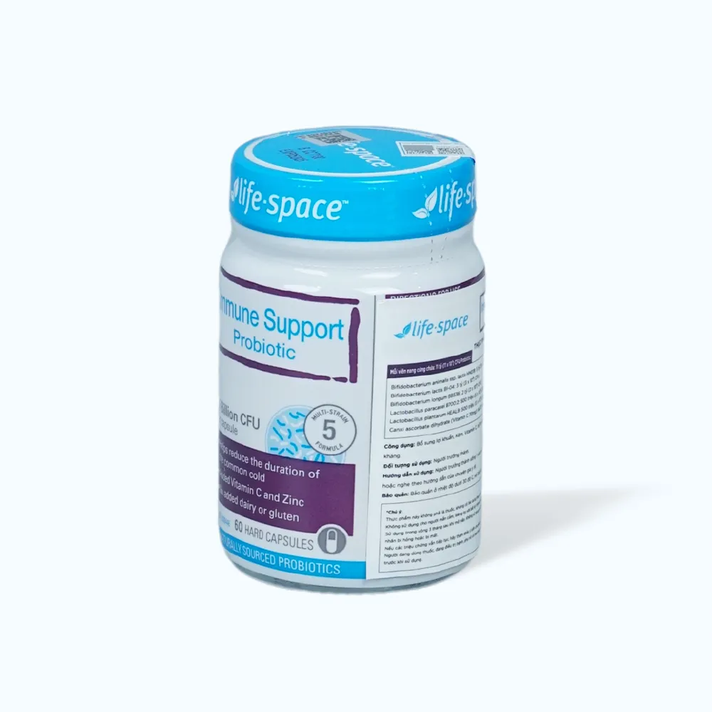 Viên uống Life-space Immune Support Probiotic (60 viên) hỗ trợ đường ruột 2