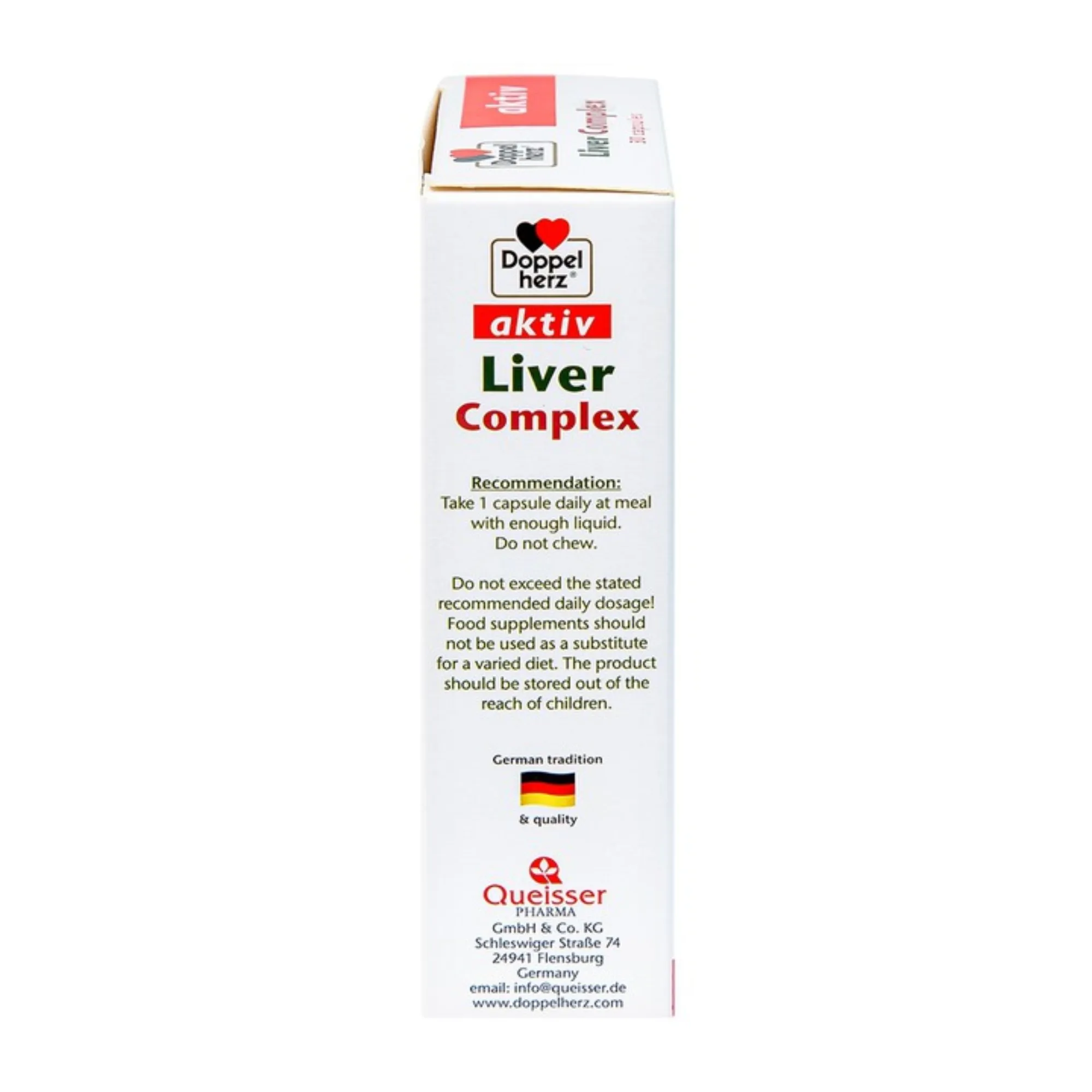 Viên uống Liver Complex Doppelherz Aktiv – Giải độc gan, tăng cường chức năng gan (30 viên) 3